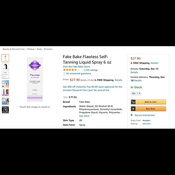 Fake Bake Pro Airbrush Spray Tanning System - Picture 4 of 4